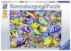 Puzzle Pesti Tropicali, 500 Piese