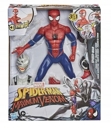 Set 3 in 1 figurina Spiderman Maximum Venom cu sunete interactive, armura si lansator, Hasbro, 34 cm - Img 3