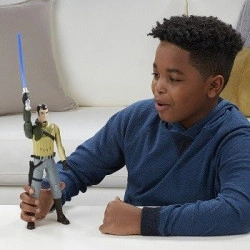 Figurina Kanan Jarrus cu efecte de lumina si sunet, Star Wars, 30cm