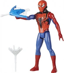Figurina Spiderman cu lansator, masca si armura, 30cm - Img 2