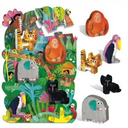 MONTESSORI PRIMUL MEU PUZZLE - JUNGLA - Img 2