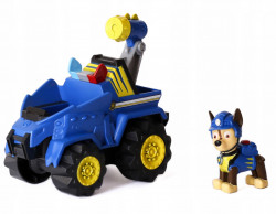 PAW PATROL CHASE VEHICLE + CHASE FIGURE + DINO