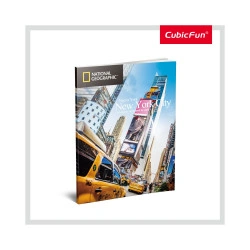PUZZLE 3D+BROSURA-EMPIRE STATE BUILDING 66 PIESE - Img 3
