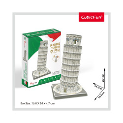 PUZZLE 3D TURNUL DIN PISA (NIVEL MEDIU 27 PIESE)