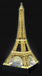 PUZZLE 3D TURNUL EIFFEL NOAPTEA, 216 PIESE