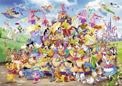 PUZZLE CARNAVALUL DISNEY MULTICOLOR, 1000 PIESE
