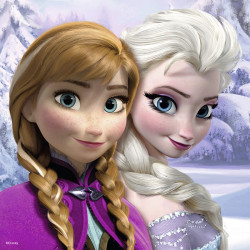 PUZZLE + JOC MEMORY FROZEN 3 BUC IN CUTIE 25/36/49 PIESE