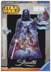 Puzzle Star Wars - Silueta, 1000 Piese