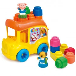 Clemmy - Autobuz Scolar Cu 12 Cuburi - Img 2