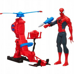 Figurina de colectie SPIDERMAN 30CM + ELICOPTER - EDITIE LIMITATA !