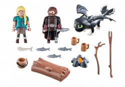 Hiccup, Astrid Si Pui De Dragon