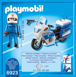 Motocicleta Politiei Cu Led