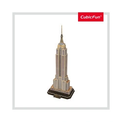 PUZZLE 3D+BROSURA-EMPIRE STATE BUILDING 66 PIESE - Img 4