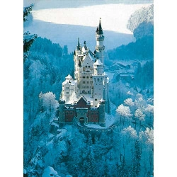 PUZZLE CASTELUL NEUSCHWANSTEIN IARNA, 1500 PIESE