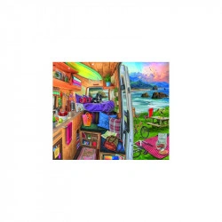 PUZZLE PRIVELISTE DIN RULOTA, 1000 PIESE - Img 2