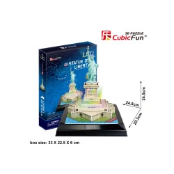PUZZLE 3D LED STATUIA LIBERTATII 37 PIESE - Img 3