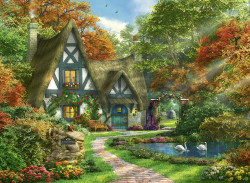 PUZZLE CABANA TOAMNA, 500 PIESE