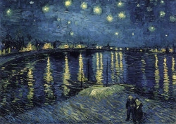 PUZZLE INCENT VAN GOGH: NOAPTE INSTELATA, 1000 PIESE - Img 2