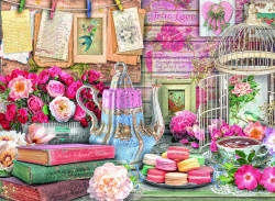 PUZZLE PETRECERE CU CEAI, 500 PIESE