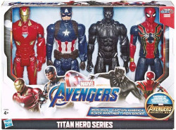 Set 4 figurine Avengers Endgame, Hasbro, 30cm