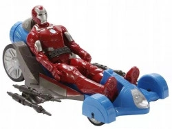 Figurina IRON MAN AVENGERS + MASINA DE LUPTA 30 CM
