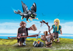 Hiccup, Astrid Si Pui De Dragon