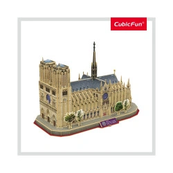 PUZZLE 3D+BROSURA-NOTRE DAME PARIS 128 PIESE - Img 4