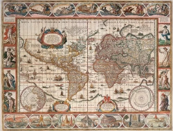 PUZZLE HARTA LUMII 1650, 2000 PIESE - Img 2