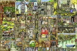 PUZZLE ORASUL BIZAR, 5000 PIESE - Img 2