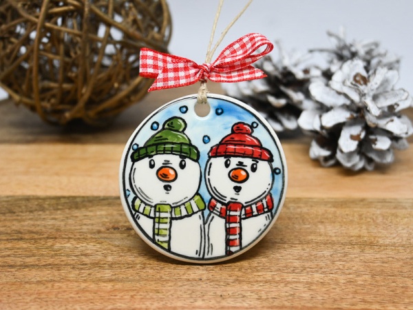 Ornament pentru brad cu colindători