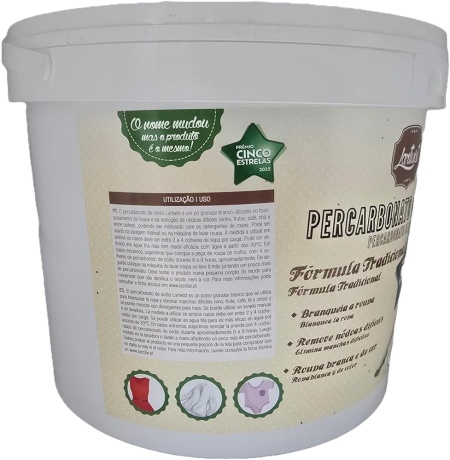 Percarbonato de Sódio - Sodium Percarbonate Lacrilar - Branqueador - 5Kg (Big Size) - Img 3