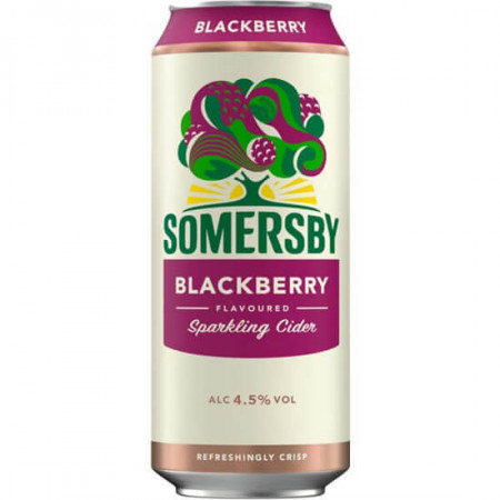 Apfelwein Somersby Blackberry – Packung 4 x 50 cl