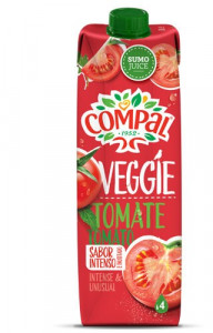 "Compal" Veggie Tomate - Paket 4 x 100cl