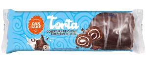 Torta Dan Cake com Cobertura de Cacau - 300g