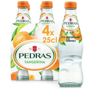 Agua Pedras Salgadas Mandarina - 4 x 25 cl