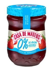 Casa de Mateus Strawberry Jam 0% Sugar - 280g