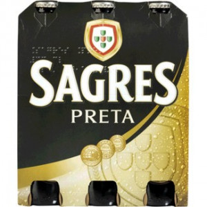 Cerveja Preta Sagres - Pack 6x33cl