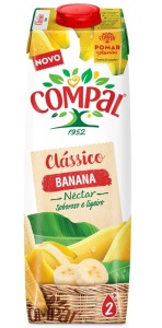 "Compal" banane - Pack 4 x 100 cl