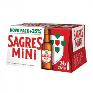 Bière Sagres mini - 24 x 25cl