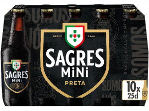 Cerveja Preta Sagres - Pack 12 x 25cl