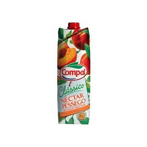 "Compal" peach - Pack 4 x 100cl