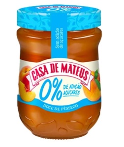 Compota Casa de Mateus Pêssego 0% Açucares - 280gr