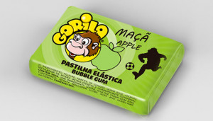 Pastilhas Elásticas "Gorila" Maça / Apple x 100
