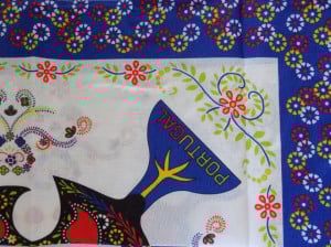 Toalha de Mesa Tradicional Galo de Barcelos - 150 x 150cm