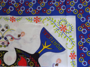 Traditionelle Barcelos-Hahn-Tischdecke – 150 x 150 cm