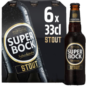 Cerveja Preta Super Bock STOUT - Pack 6x33cl