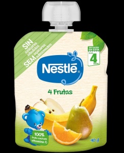 Nestle 4 Frutos Bolsa - Pack 6 x 90g