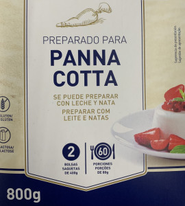 Préparation PANNA COTTA - PROFESSIONNEL - 60 units - 800 g
