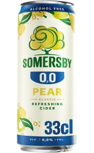 Sidra Somersby 0% Alcohol Free Pêra - Pack 6 x 330ml (Lata)