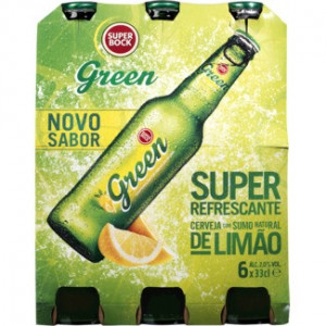 Bier Super Bock Green - Paket 6 x 33cl
